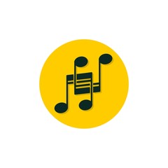 Illustration Multimedia Icon, Music note