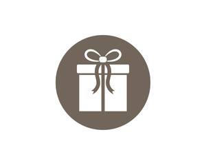 gift box logo vector