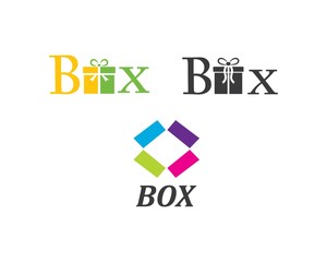 gift box logo vector