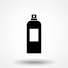 Spray can icon. Flat design style eps 10