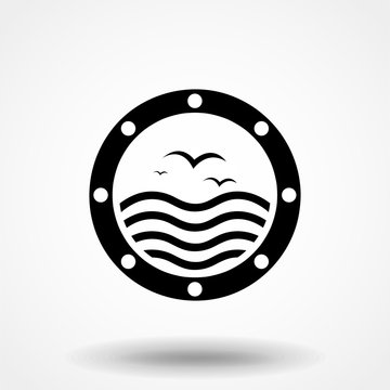 recommend clip art: porthole isolated icon. simple element illustration from nautical concept icons. porthole editable logo sign symbol design on white background.