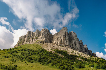 Mountain named Big Thach on the republic Adygea territory North Caucasus