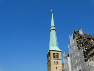 Der Turm der Marktkirche St. Nicolai in Hameln 