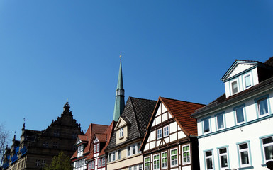 Häuserfassade in Hameln 