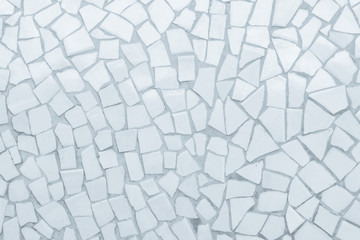 Broken tiles mosaic seamless pattern.