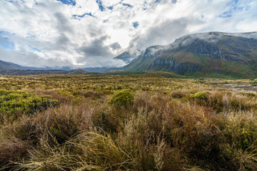 tongariro alpine crossing,cloudy, new zealand 8