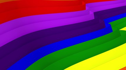 soft waving striped fabric abstract lines illustration background new art colorful cool nice beautiful 3D rendering 4k artistic stock image