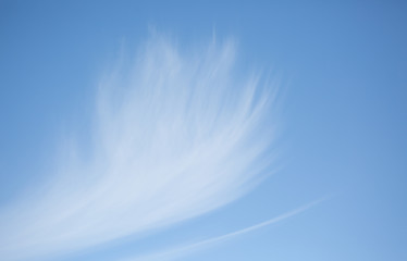 Cloud in the blue sky