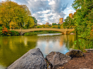 Bow bridge,Central Park, New York Cit