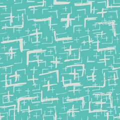 Tie Dye Japanese Geometric Modern Seamless Pattern. Geo Wabi Sabi Traditional Kimono Print. Scribble Cartoon Doodle Craft Texture. Boho Tie Dye Wash Batik. Scribble Craft Doodle Seamless Collage