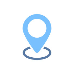 Simple Illustration of Location Pin Icon