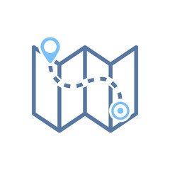 Simple Illustration of GPS Position Icon
