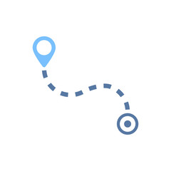 Simple Illustration of Tracking Position Icon