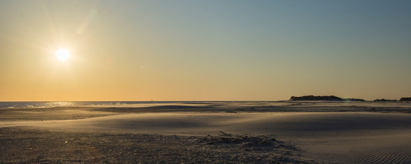Wattenmeer Nordsee Amrum Abenddämmerung