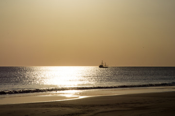Wattenmeer Nordsee Amrum Abenddämmerung
