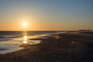 Wattenmeer Nordsee Amrum Abenddämmerung