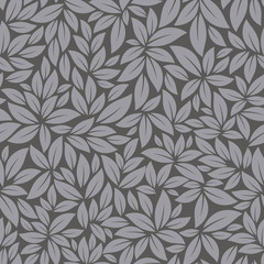 Seamless texture with theme leaf
