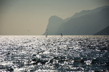 Surfer Torbole Gardasee