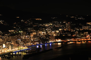 熱海の夜景