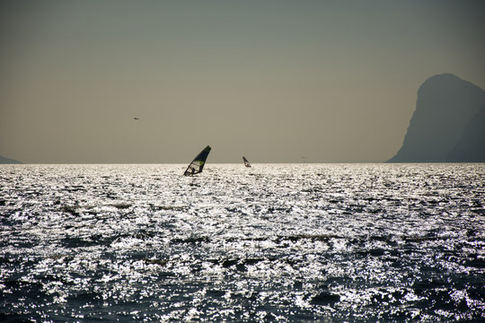 Surfer Torbole Gardasee
