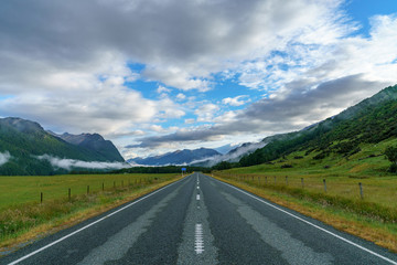 on the road to milford sound, southland, new zealand 19