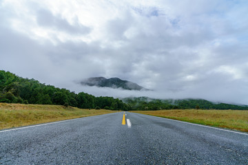 on the road to milford sound, southland, new zealand 28