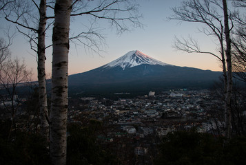 Mt Fuji at Sunset