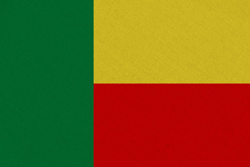 Benin fabric flag