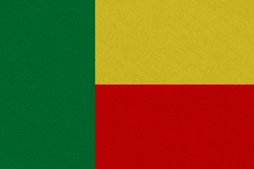 Benin fabric flag