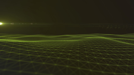 Obraz premium digital background Abstract polygonal space background with connecting lines Connection structure.HUD Science background. Futuristic polygonal background. Wallpaper. Business 