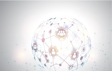 Global network connection.