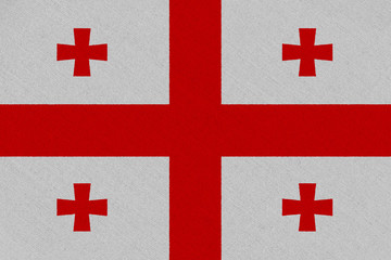 Georgia fabric flag