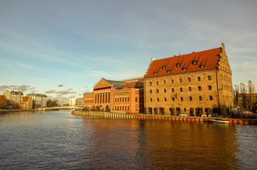 Beautiful architecture of Gdansk, Poland