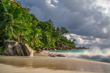 paradise beach at anse georgette, praslin, seychelles 38
