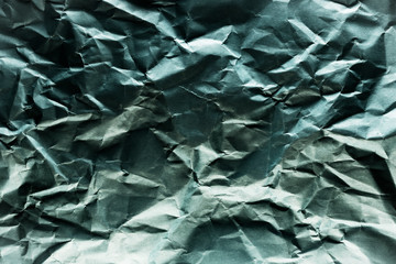 Fototapeta premium Vintage texture of crumpled paper close up.
