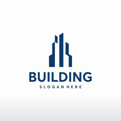 Simple building logo designs vector, City Tower Logo tmeplate