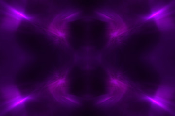 purple circular wave glow. kaleidoscope lighting effect.