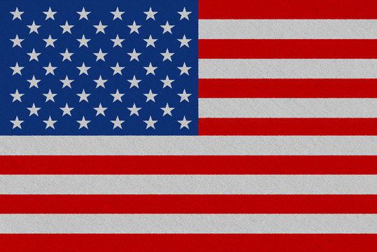 United States fabric flag