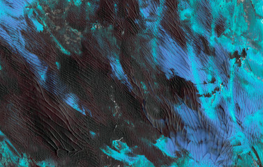 Abstract background, hand-painted texture, acrylic painting, splashes, drops of paint, paint smears. Design for backgrounds, wallpapers, covers and packaging