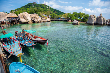 Tropical Sea,beautiful View Koh-Nangyuan Suratthani thailand 