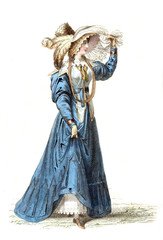 Fototapeta na wymiar woman in traditional costume