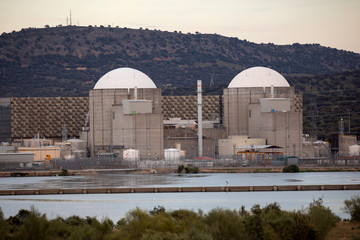 Nuclear power plant in the center of Spain