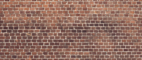 Grunge old red brick vintage stonewall background for text or image.
