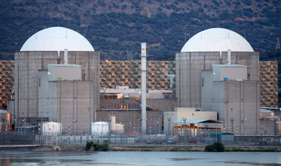 Nuclear power plant in the center of Spain