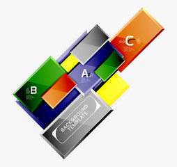 Square geometric composition