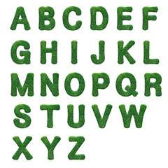 grass alphabet