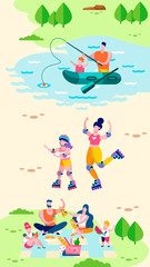 Nature Recreation Motivational Card Social Stories