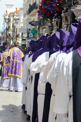Holy week celebration at Ronda, Malaga, Spain