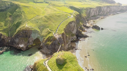 Carrick-a-Rede Rope Bridge Ballintoy Co. Antrim Northern Ireland