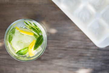  summer refreshing mint and lemon cocktail
